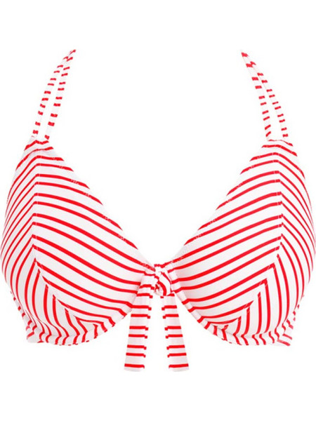 Freya Bikini Top με Ενίσχυση Λευκό Κόκκινο AS202504-CHI