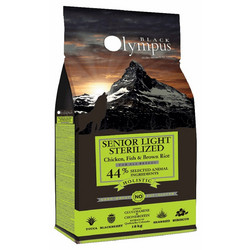 Ambrosia Black Olympus Senior Light & Sterilised with Chicken, Turkey & Brown Rice 12kg