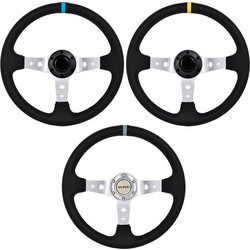 Autoline Τιμόνι Βαθύ SPY - 35 cm - ΜΑ/ΑΣ/ΚΟΚΚΙΝΟ