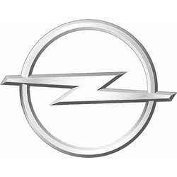 Αυτοκόλλητο Σήμα Opel Καπό / Πορτ - Παγκάζ Ασημί 9cm 1 Τεμάχιο