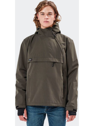 Basehit Ανδρικό Μπουφάν Pullover Χακί 212.BM10.62-T8
