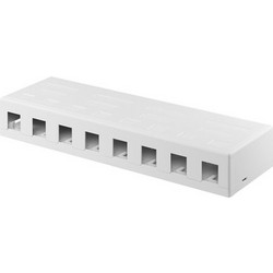 GOOBAY Keystone κυτίο 79426 για 8x θύρες δικτύου, λευκό