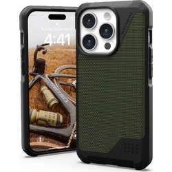 UAG Metropolis Lt MagSafe Back Cover Kevlar Olive (iPhone 15 Pro)