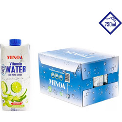 MINOA Βιταμινούχο Νερό Immunity σε Χάρτινη Φυσική Συσκευασία 750ml - 12 τεμάχια