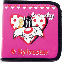 ΤΕΤΡΑΓΩΝΗ ΘΗΚΗ ΓΙΑ 24CDs TWEETY HEART