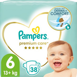 Pampers Premium Care Πάνες No6 13kg+ 114τμχ
