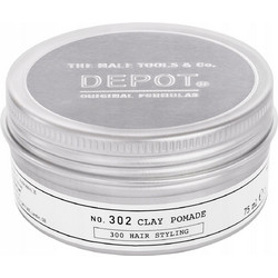 Depot 302 Clay Pomade Μαλλιών Matte Δυνατό Κράτημα 75ml