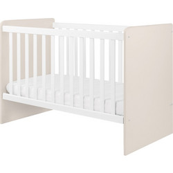 KikkaBoo Ayla Κούνια για Στρώμα 70x140cm μπεζ Λευκή