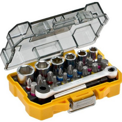Dewalt DT71516 Σετ Καρυδάκια με Μύτες 1/4