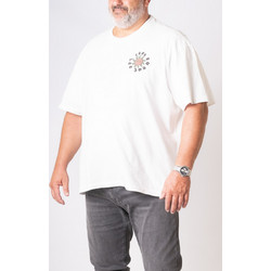 T SHIRT K/M LEE ΜΕ ΛΑΙΜΟΚΟΨΗ ΜΕ ΣΤΑΜΠΑ ΣΤΗΝ ΠΛΑΤΗ - ΑΣΠΡΟ