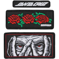 SANTA CRUZ DRESSEN EYES ROSES PATCH SET SCA-ACC-0218