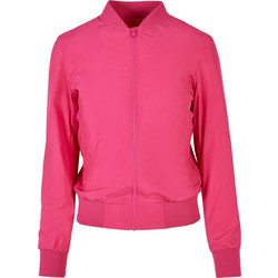 Urban Classics Γυναικείο Μπουφάν Χειμωνιάτικο Bomber Μακρύ Φούξια TB1217