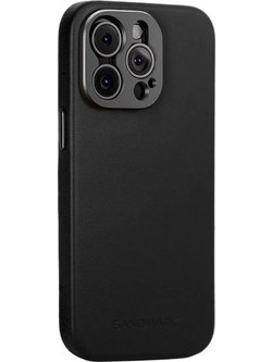 Sandmarc Pro Leather Case for iPhone 15 Pro Black
