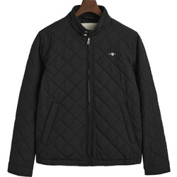Gant Quilted Ανδρικό Μπουφάν Χειμωνιάτικο Καπιτονέ Αντιανεμικό Μαύρο 3G7006340-005