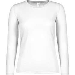 Γυναικείο μακρυμάνικο T- Shirt B & C TW06T White