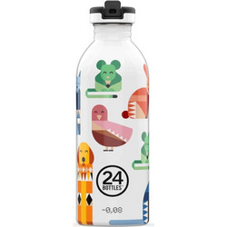 24Bottles Best Friends Παιδικό Μπουκάλι Θερμός Ανοξείδωτο BPA Free με Καλαμάκι Λευκό 500ml
