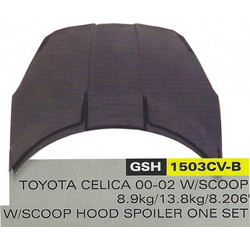 ΚΑΠΩ CARBON ΜΕ ΑΕΡΑΓΩΓΟΥΣ TOYOTA CELICA 00-02 CARMAN