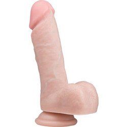 EasyToys Ρεαλιστικό Dildo με Βεντούζα & Όρχεις 17.5cm Flesh