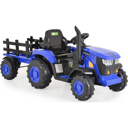 Moni Rancher Ηλεκτροκίνητο Παιδικό Τρακτέρ 12V με Καρότσα Μπλε