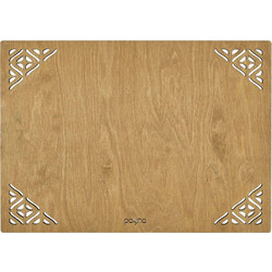 Σουπλά Corpat (Σετ 4Τμχ) 790PYN1105 33x45cm Honey Hermia Ξύλο