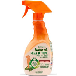 Tropiclean Natural Flea and Tick Spray For Dogs and Bedding 473ml