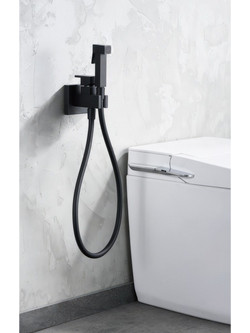 Imex Irlanda Επιτοίχιο Σετ Μπιντέ Black Mat RDM003-NG