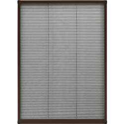 vidaXL Πλισέ Σίτα Παραθύρου Fiberglass 80x120cm 148655