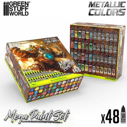 Green Stuff World - Metallics Mega Paint Set (48 Χρώματα)