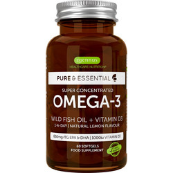 Igennus Pure Essentials Omega-3 Έλαιο Κριλ Λεμόνι 60 Κάψουλες