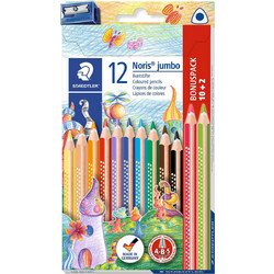 Staedtler Noris Jumbo Ξυλομπογιές Σετ 12τμχ