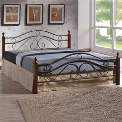 HomeMarkt Celina Κρεβάτι Διπλό Μεταλλικό 150x200cm HM311