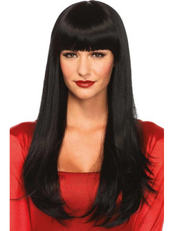 Περούκα - Bangin long straight wig Μαύρη LG-A2733