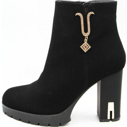 Μποτάκια με Διακοσμητικό απο Strass suede