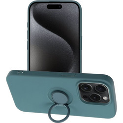 Θήκη Silicone Ring για iPhone 15 Pro Green (200-110-627)