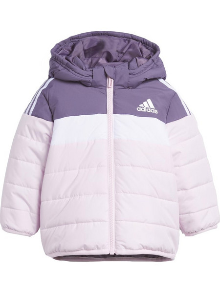 Adidas Αθλητικό Παιδικό Μπουφάν Χειμωνιάτικο Puffer Ροζ IL6100
