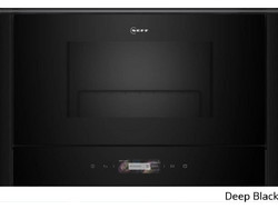 Neff NR9GR31Y1 Deep Black Flex Design Εντοιχιζόμενος Φούρνος Μικροκυμάτων 21lt Μαύρος