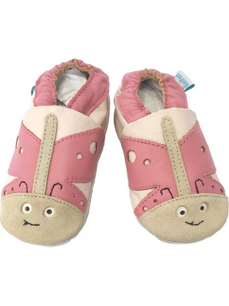 Minifeet Βρεφικά Slip Ons Αγκαλιάς Ροζ 15084