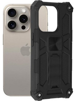 Techsuit Blazor Series Back Cover Black (iPhone 15 Pro Max)