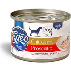 Egeo Pet Food Adult with Chicken & Prosciutto in Jelly 160gr
