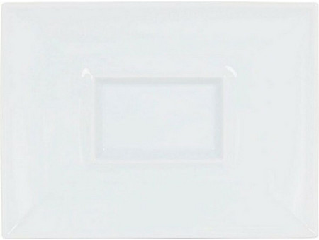 BigBuy Home Πιάτο Ρηχό Πορσελάνης Ορθογώνιο Gourmet 22x29.5cm S2208545