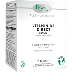 Power Health Platinum Range Vitamin D3 Direct 2000iu 20 Φακελάκια