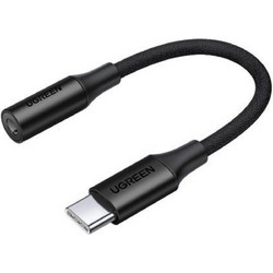 Ugreen Headphone Adapter 3.5mm Mini Jack to USB Type C 10cm Black (AV161 50631) (06-4284)