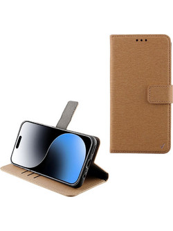 Volte-Tel Θηκη Iphone 15 Plus 6.7'' Allure Magnet Book Stand Clip GOLD