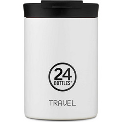 24Bottles Travel Tumbler Ice White 350ml