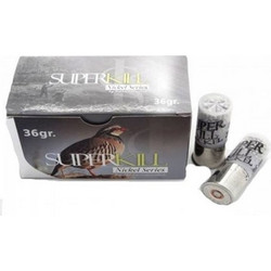 Super Kill Nickel Series Φυσίγγια Συγκέντρωσης 12Cal 70mm 36gr 15τμχ