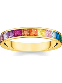 Thomas Sabo Γυναικείο Δαχτυλίδι Σειρέ Μισόβερο TR2403-996-7
