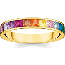Thomas Sabo Γυναικείο Δαχτυλίδι Σειρέ Μισόβερο TR2403-996-7