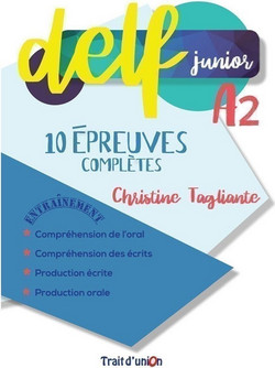NOUVEAU DELF JUNIOR A2 10 EPREUVES COMPLETES