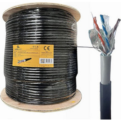 Cablexpert F/FTP Cat.6 Καλώδιο Δικτύου Ethernet 305m Black