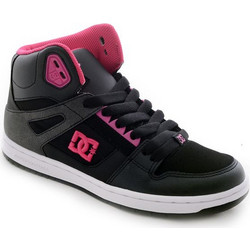 DC Rebound Hi Γυναικεία Sneakers Μποτάκια Μαύρα SH0D03021640000